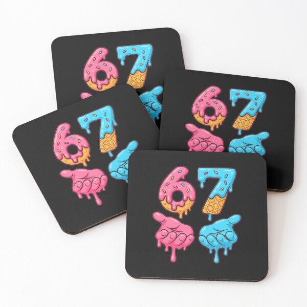 Item preview, Six Seven Ice Cream Drip Meme 67 Funny Gen Alpha Slang 6 7 designed and sold by MOHITSALVI.