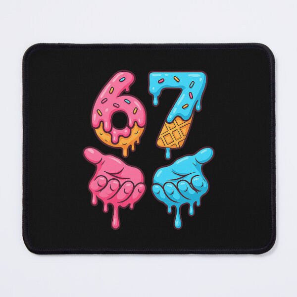 Item preview, Six Seven Ice Cream Drip Meme 67 Funny Gen Alpha Slang 6 7 designed and sold by MOHITSALVI.