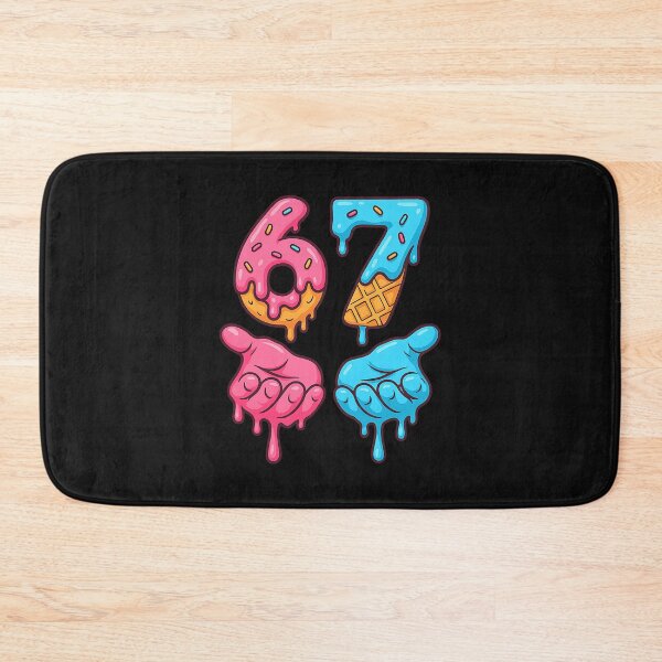 Item preview, Six Seven Ice Cream Drip Meme 67 Funny Gen Alpha Slang 6 7 designed and sold by MOHITSALVI.