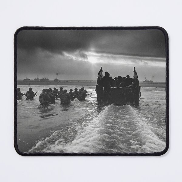 Item preview, The Invasion Fleet Battling Through the Surf with Landing Craft Approaching designed and sold by Skyframe Aviation.