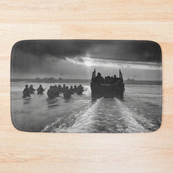 Item preview, The Invasion Fleet Battling Through the Surf with Landing Craft Approaching designed and sold by Skyframe Aviation.