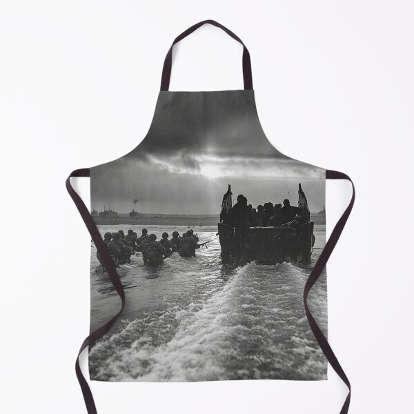 Item preview, The Invasion Fleet Battling Through the Surf with Landing Craft Approaching designed and sold by Skyframe Aviation.