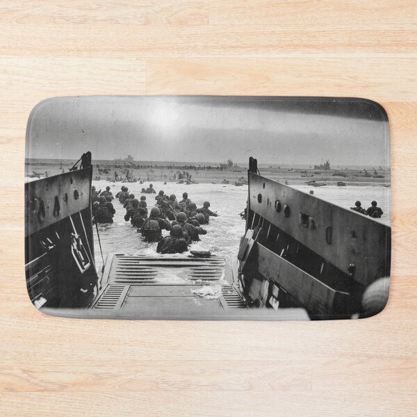 Item preview, British Troops During the Invasion with Waves Crashing designed and sold by Skyframe Aviation.