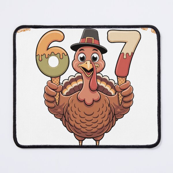 Item preview, Funny 6 7 Bruh Thanksgiving Turkey designed and sold by raao98.