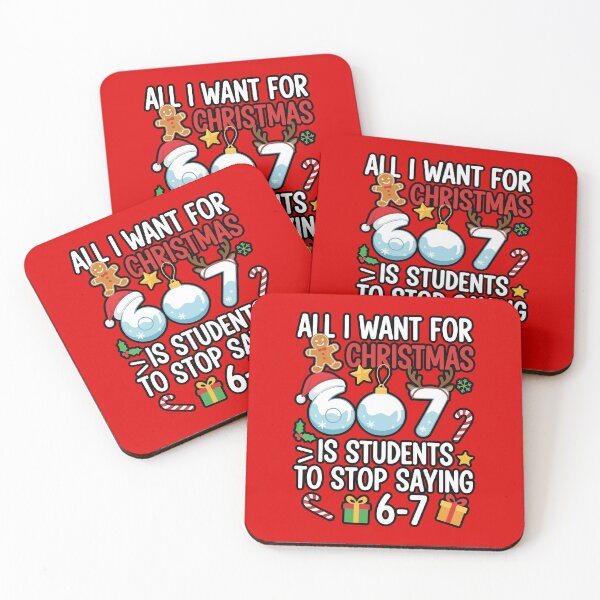 Item preview, All I Want For Christmas Is My Students To Stop Saying 67  designed and sold by WoodburyLake.