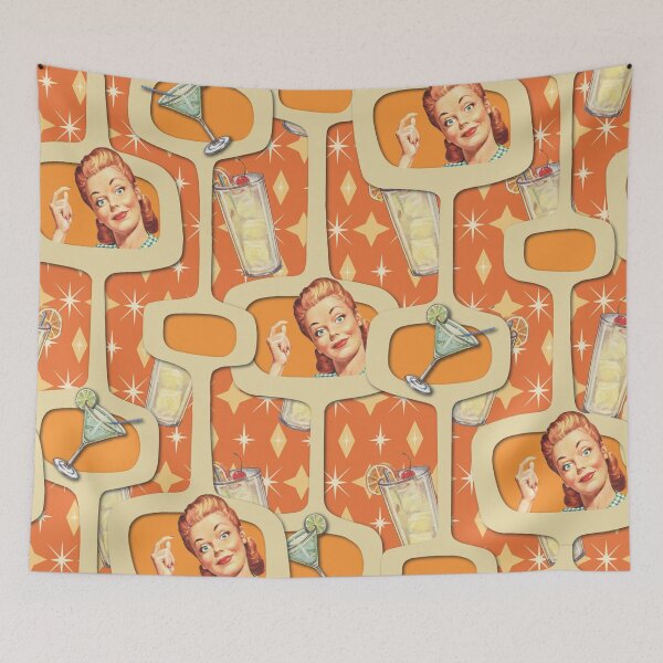 Item preview, 1950s Mid Century Modern  Atomic Housewives & Cocktails designed and sold by RetroMaggie.