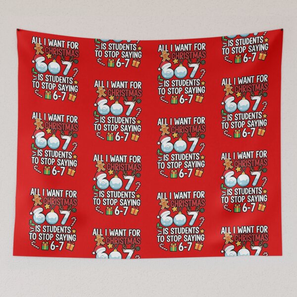 Item preview, All I Want For Christmas Is My Students To Stop Saying 67  designed and sold by WoodburyLake.