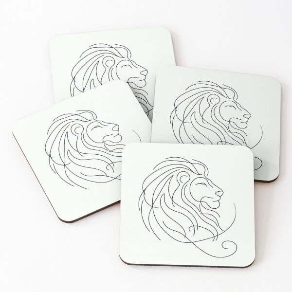 Item preview, one line lion designed and sold by vinniespeer.