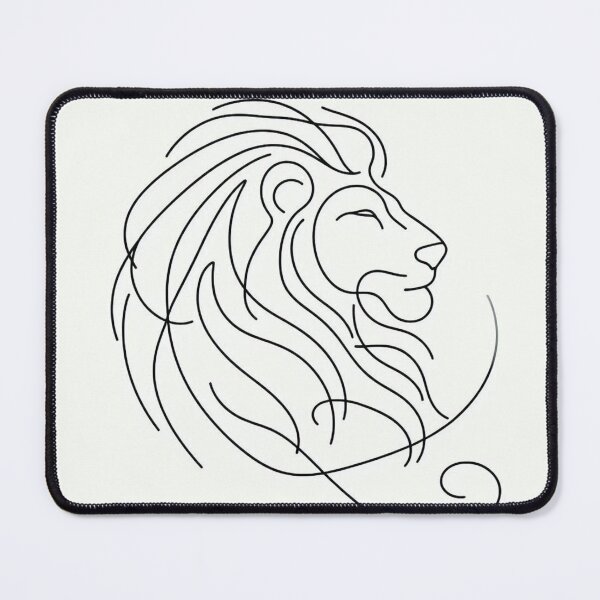 Item preview, one line lion designed and sold by vinniespeer.