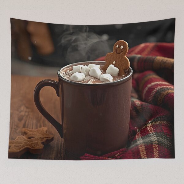 Item preview, Cozy Hot Cocoa – Marshmallows & Gingerbread Treats designed and sold by Valeree Store.
