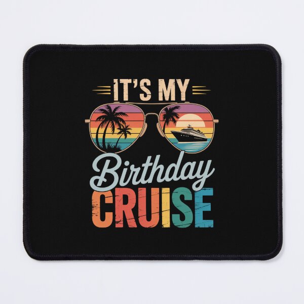 Item preview, It’s My Birthday Cruise Retro Cruise Ship Design designed and sold by Gogetgiggles.