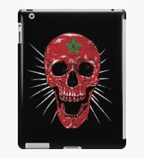 Morocco skull flag pentagram iPad Case/Skin