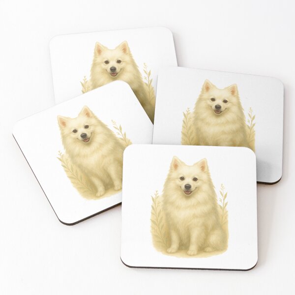 Item preview, American Eskimo Snowlight Grace designed and sold by TheJoyfulPen.