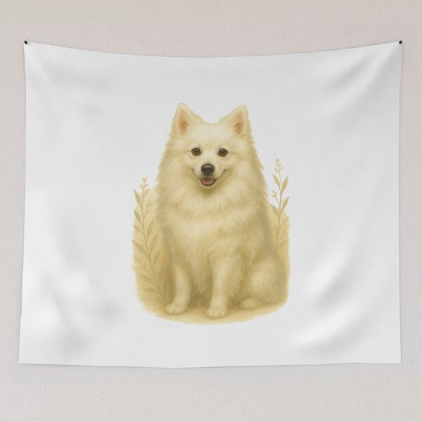 Item preview, American Eskimo Snowlight Grace designed and sold by TheJoyfulPen.