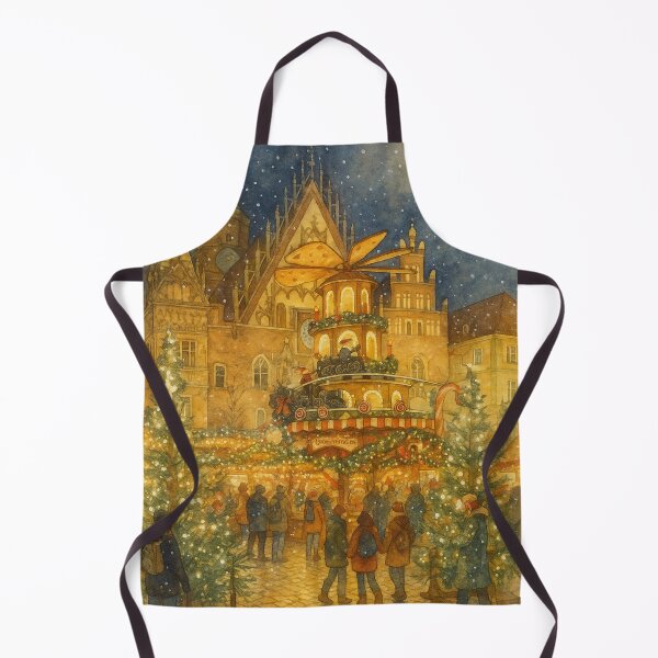 Item preview, Wroclaw Christmas Magic in Watercolor designed and sold by ArgentoArt.