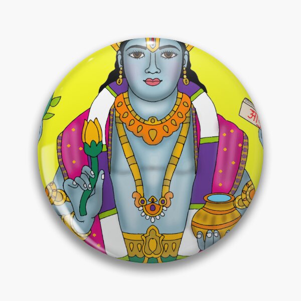 Item preview, Lord Dhanvantari – Divine Healer Illustration Art designed and sold by Harshit_Digital_Arts.