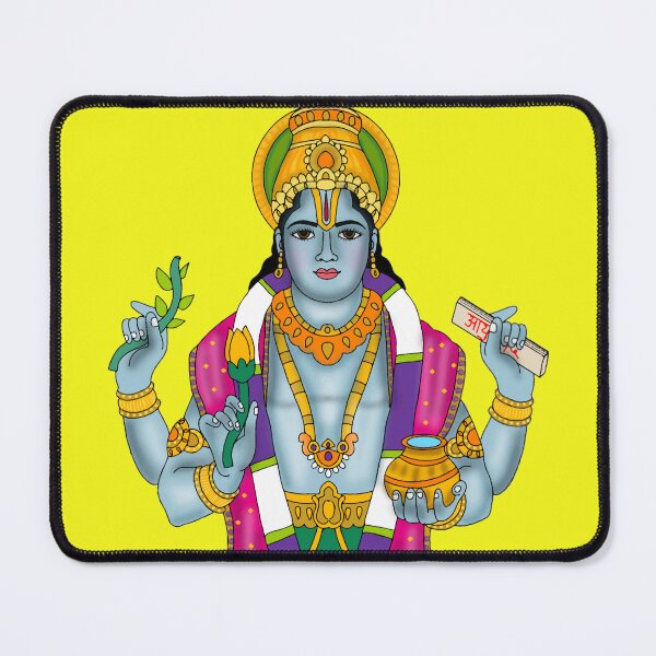 Item preview, Lord Dhanvantari – Divine Healer Illustration Art designed and sold by Harshit_Digital_Arts.