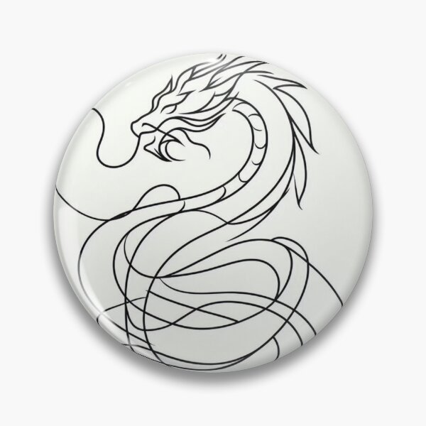 Item preview, one line dragon designed and sold by vinniespeer.
