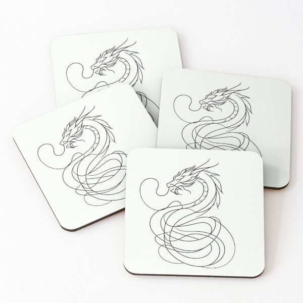 Item preview, one line dragon designed and sold by vinniespeer.