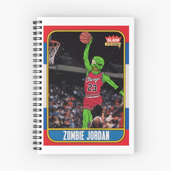 Item preview, Ilustración de la tarjeta coleccionable de baloncesto zombi designed and sold by MPRINTSCARDS.