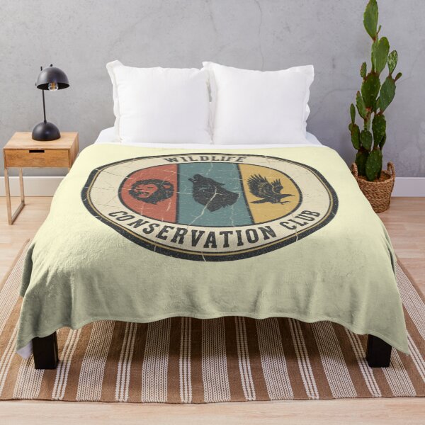 Item preview, Wildlife Conservation Club – Vintage Retro Badge designed and sold by PrintHorizonD.