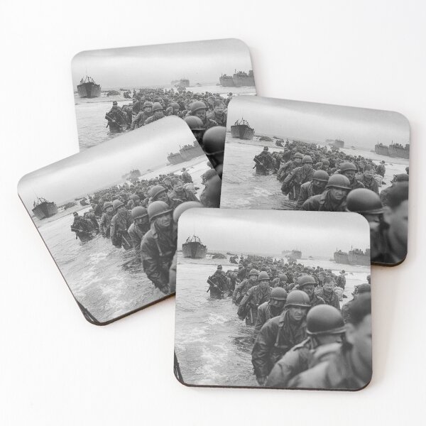 Item preview, American Soldiers Advancing Inland at Dusk designed and sold by Skyframe Aviation.