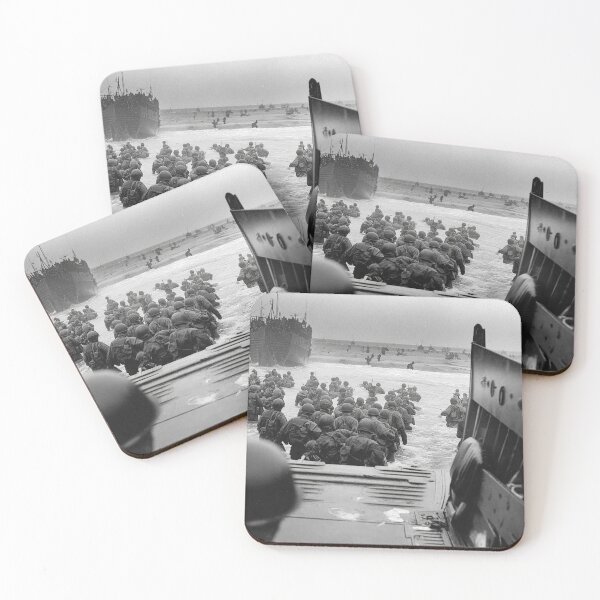 Item preview, British Troops Moving Toward the Beachhead with Waves Crashing designed and sold by Skyframe Aviation.