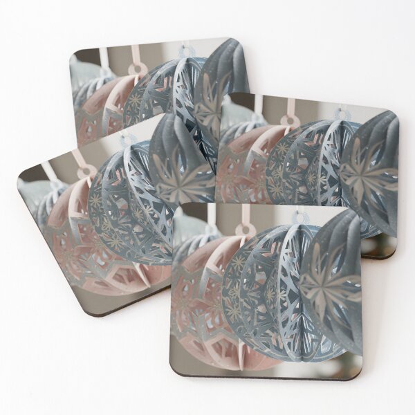Item preview, Folded Paper Christmas Ornaments in Pastel Colors designed and sold by homydesign.