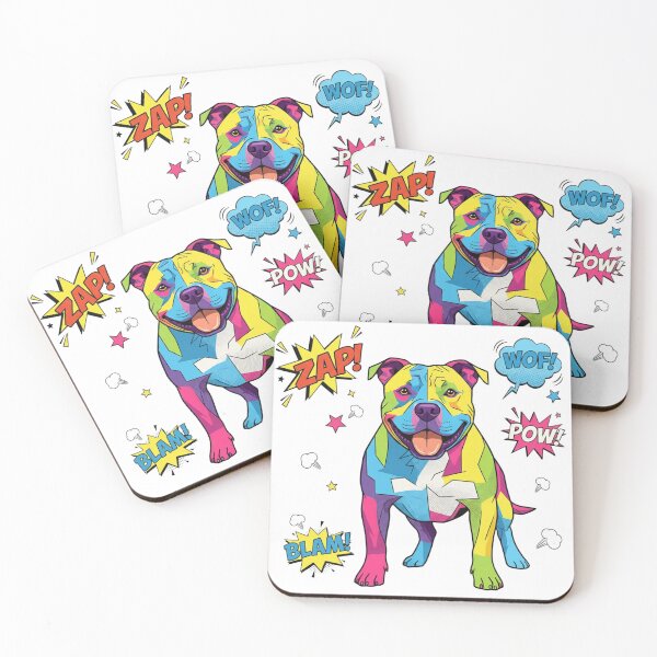 Item preview, AmStaff Pop Art ZAP BLAM designed and sold by bsbd-action.