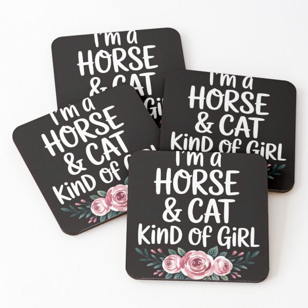 Item preview, I Am Horse & Cat Kind Of Girl Horseshoe Paws designed and sold by LapFemile.