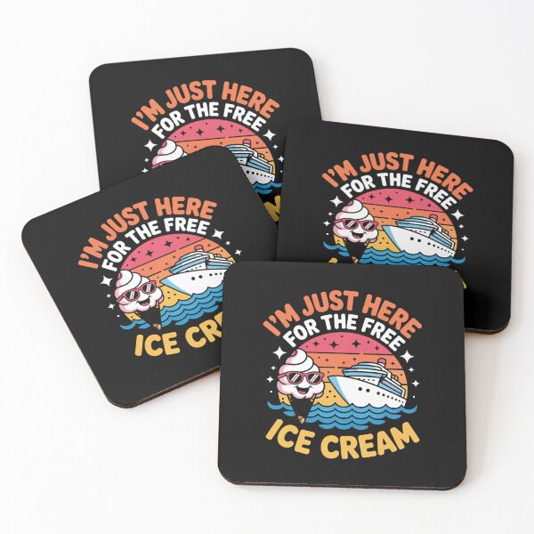 Item preview, Funny Cruise Ice Cream Lover Retro Sunset Design designed and sold by Gogetgiggles.