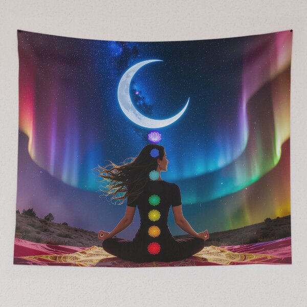 Item preview, Chakra Alignment Under the Northern Lights designed and sold by AegisXIII.