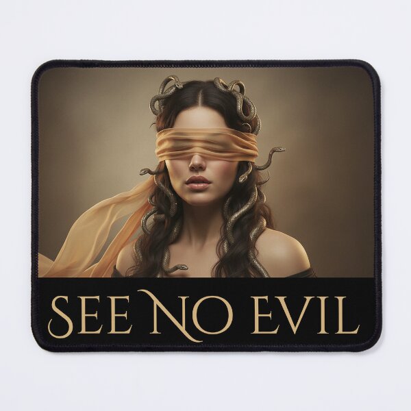 Item preview, See No Evil - Medusa Inspired design designed and sold by AegisXIII.