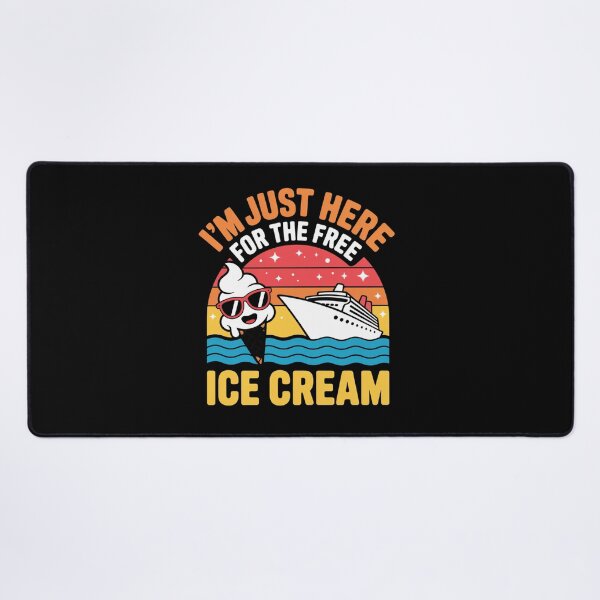 Item preview, Funny Cruise Ice Cream Lover Retro Sunset Design designed and sold by Gogetgiggles.