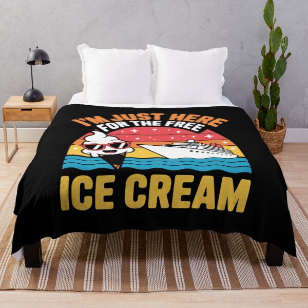 Item preview, Funny Cruise Ice Cream Lover Retro Sunset Design designed and sold by Gogetgiggles.