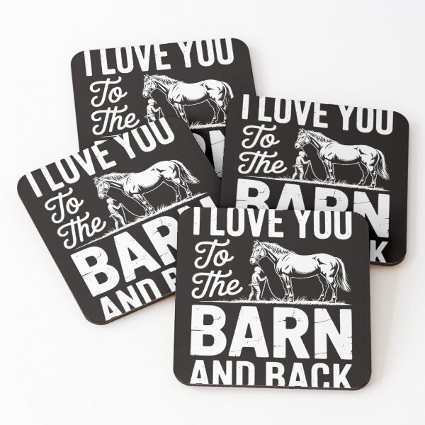 Item preview, Horse Riding Lover Farmer I Love You To The Barn And Back designed and sold by LapFemile.