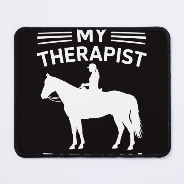 Item preview, Horse rider & gifts with sayings x My Therapist Eats HayHorses designed and sold by LapFemile.
