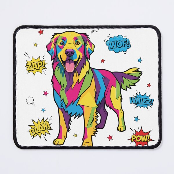Item preview, Golden Retriever Pop Art ZAP WOF designed and sold by bsbd-action.