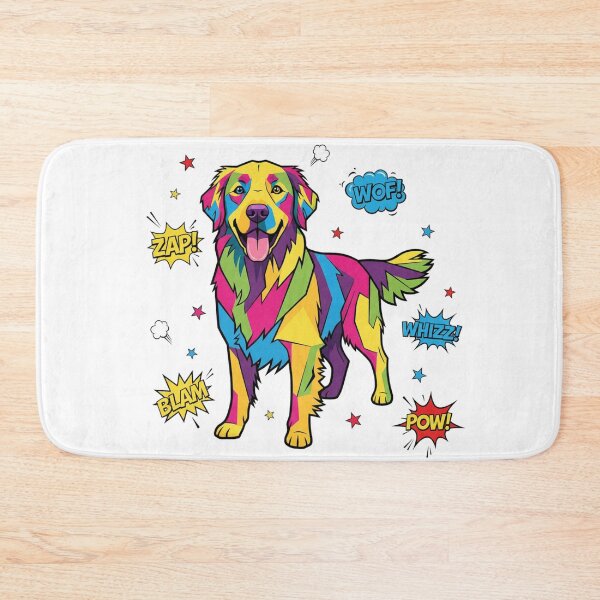Item preview, Golden Retriever Pop Art ZAP WOF designed and sold by bsbd-action.