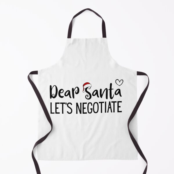 Item preview,  Dear Santa Let's Negotiate - Festive Funny Christmas Saying designed and sold by ZACK ART.