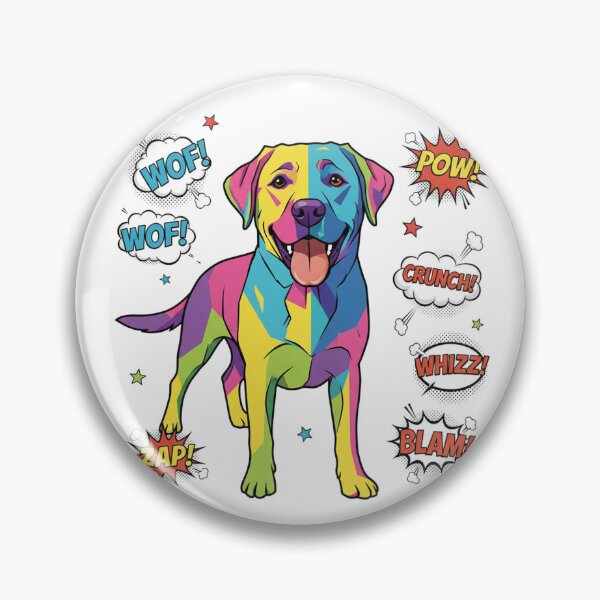 Item preview, Staffy Pop Art ZAP POW designed and sold by bsbd-action.