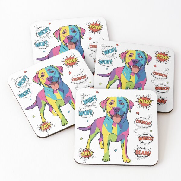 Item preview, Staffy Pop Art ZAP POW designed and sold by bsbd-action.