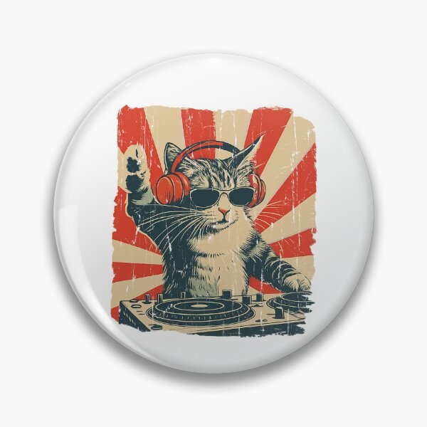 Item preview, Cool DJ Cat designed and sold by cielpoligon.