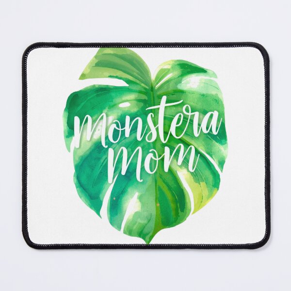 Item preview, Monstera Mom Watercolor Design – Albo Variegata Leaf Art for Plant Lovers designed and sold by Fredster1966.