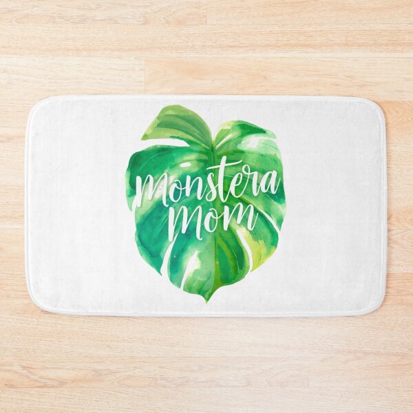 Item preview, Monstera Mom Watercolor Design – Albo Variegata Leaf Art for Plant Lovers designed and sold by Fredster1966.