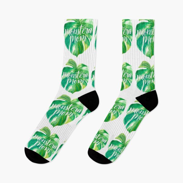 Item preview, Monstera Mom Watercolor Design – Albo Variegata Leaf Art for Plant Lovers designed and sold by Fredster1966.
