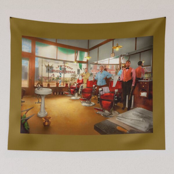 Item preview, Barber - Hotel barbershop 1903 designed and sold by Mike Savad Photography.