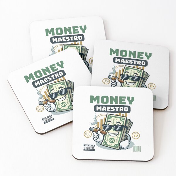 Artikelvorschau, Money Maestro Sticker | Cooler Geldschein-Cartoon mit Zigarre und Sonnenbrille | Kunst rund um Finanzen und Unternehmertum entworfen und verkauft von XM STOREZ .