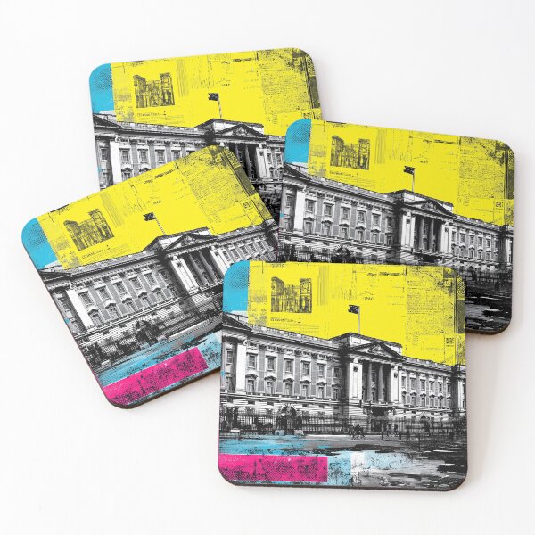 Item preview, Buckingham Palace Pop Art Poster – Punk London Street Art Design designed and sold by ArgentoArt.
