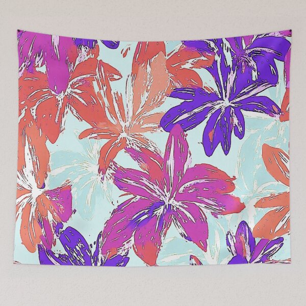 Item preview, Dancing Flower Abstract designed and sold by ViaARTfactory.